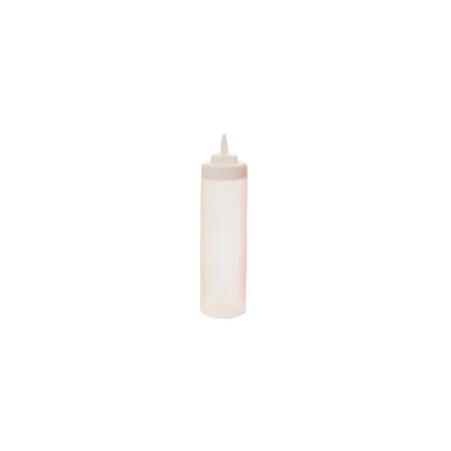 GET SB-24-CL Clear Squeeze Bottle, 24 Oz., 2-3/4"W x 10-1/2"H, Wide Mouth, Polyethylene, 1 Dozen