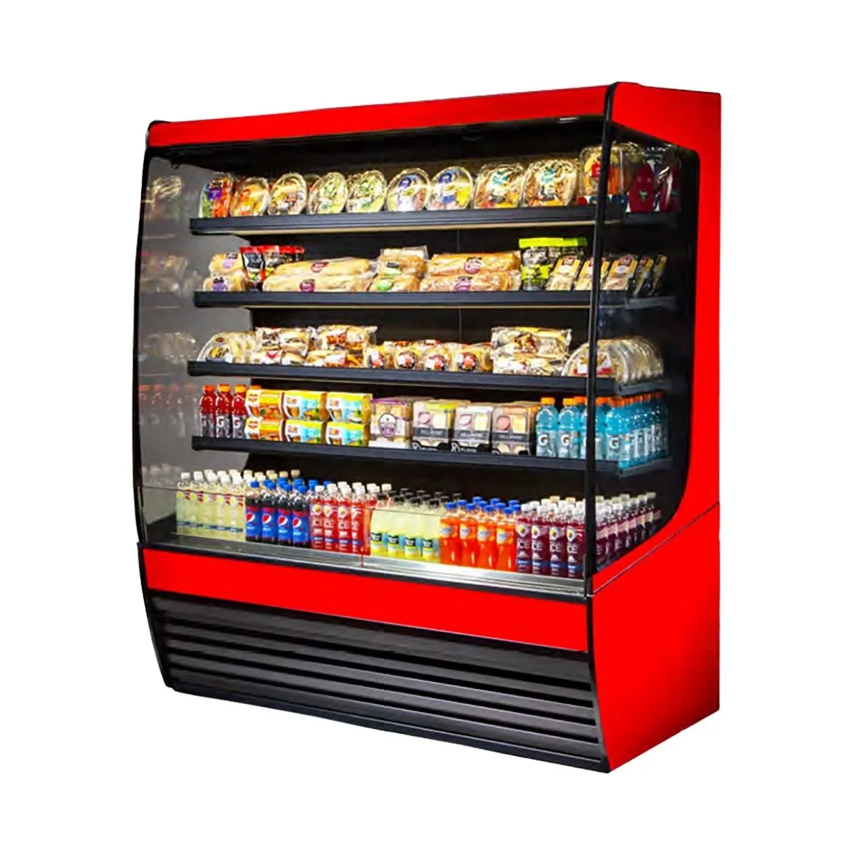 Federal Industries VRSS6078C 59" Vision Series Refrigerated Self-Serve High Profile Merchandiser