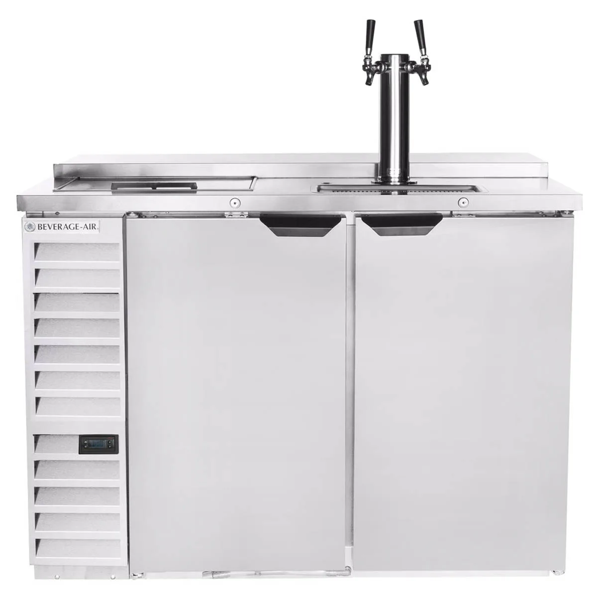 Beverage Air DD50HC-1-S 50" Draft Beer Cooler w/ 2 Kegs, 17.86 cu. ft., 1 Dual-Tap Tower
