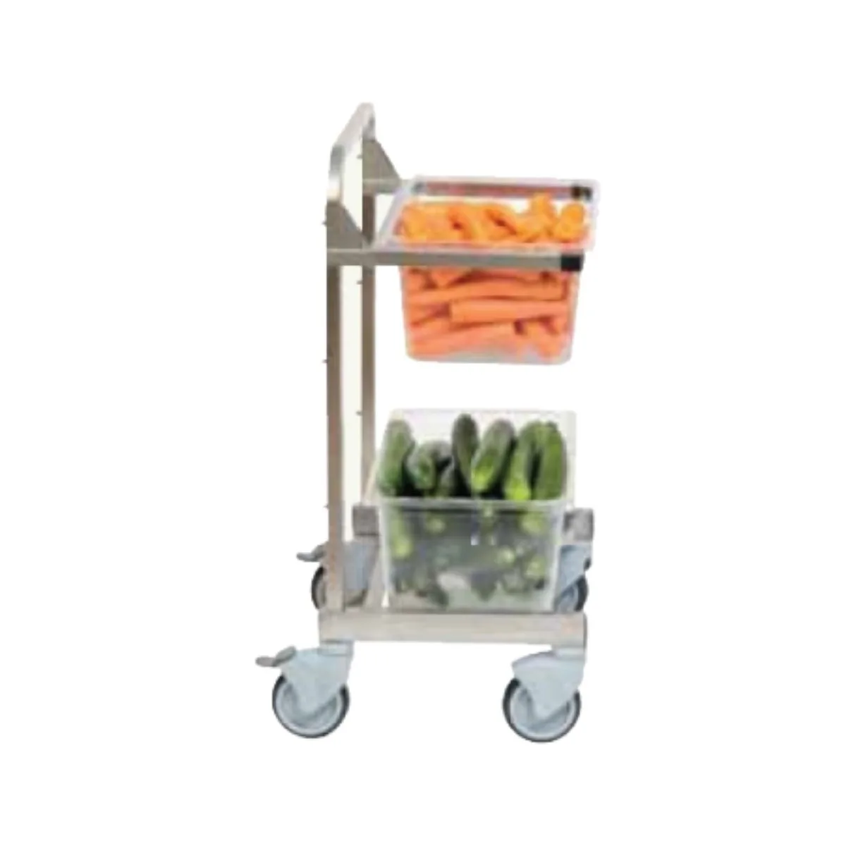 Robot Coupe 49128 Cart, Holds (1) Gn 1/1, (3) Adjustable Heights