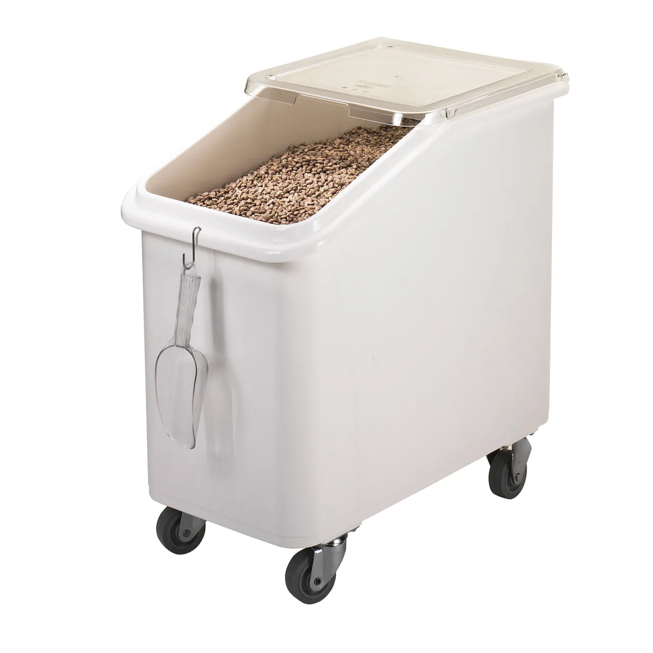 Cambro IBS27148 Mobile Bin – 27‑Gallon Polyethylene, Sliding Lid with S‑Hook, Casters, NSF