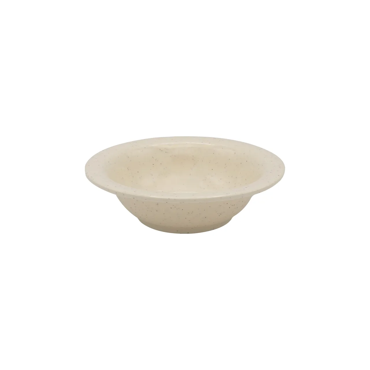 CAC China MLJSP-10 Jasper Grapefruit 13 oz Bowl, Round Melamine, Black/Cherry - 1 Dozen
