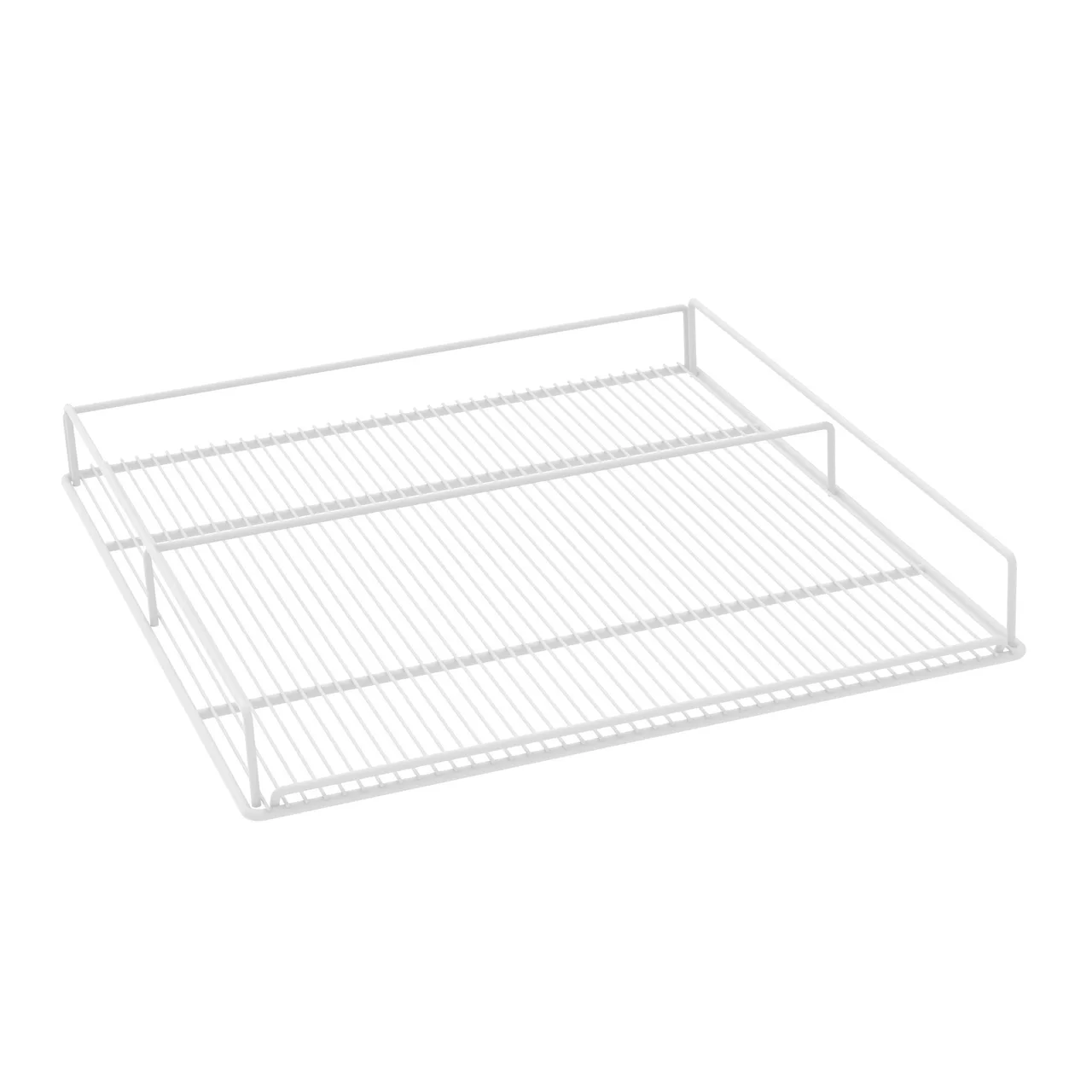 Beverage Air 403-936D-01 Flat Wine Rack, White Epoxy, Holds 12 13×3.5in Bottles, 5 Shelves per Door