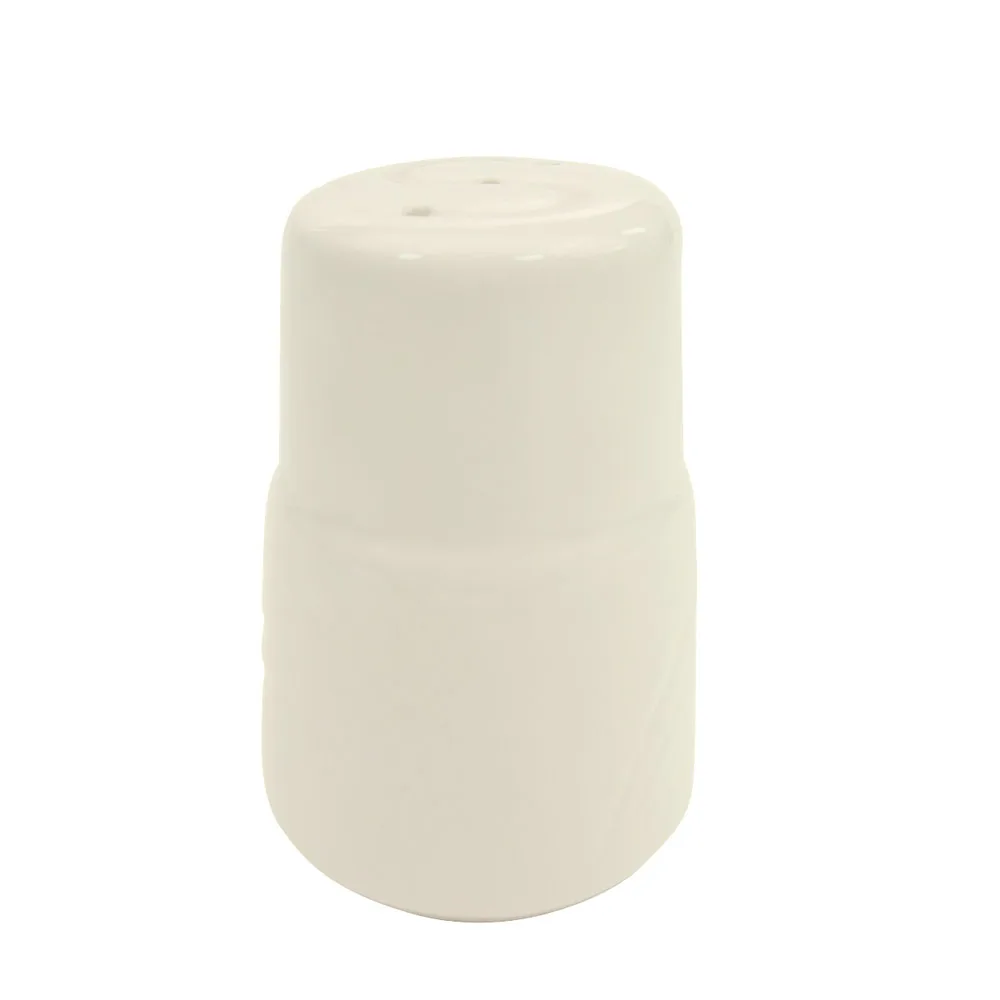 CAC China GAD-SS - Salt & Pepper Shaker 1.25"L x 1.75"W x 2.75"H Bone White Safe - 1 Dozen