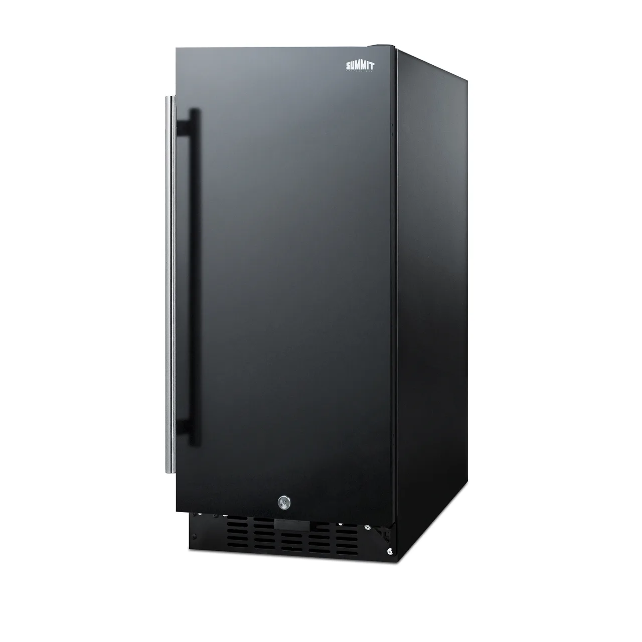 Summit ALR15B 15" Built-in or Freestanding Undercounter Refrigerator in Black, 2.2 cu. ft.
