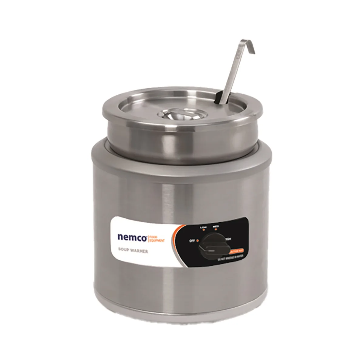 Nemco 6102A-ICL Countertop Round Cooker/Warmer, 7 Quart, with Inset