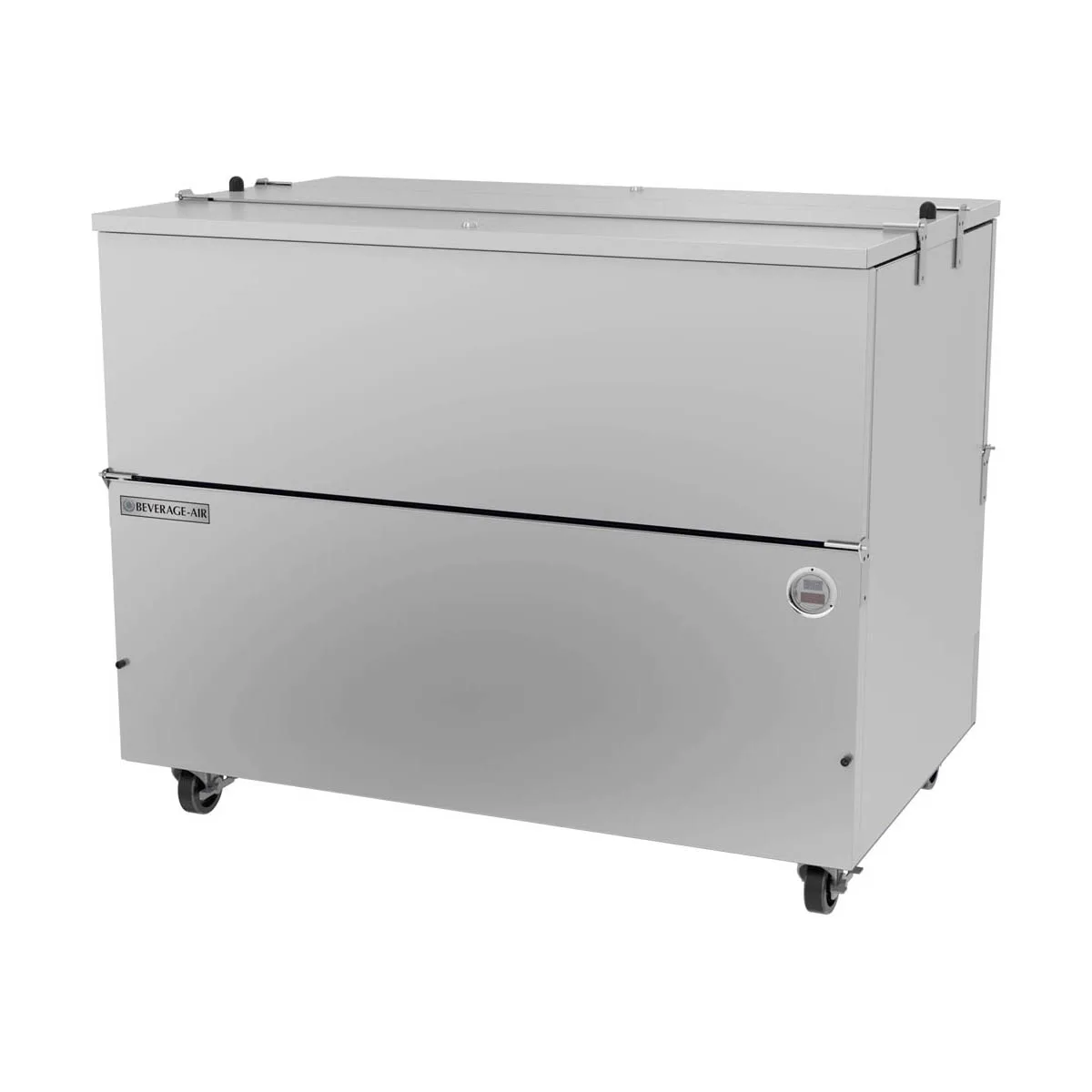 Beverage Air ST49HC-S 49" Dual Sided Milk Cooler, Cold Wall, 12 Crates Capacity