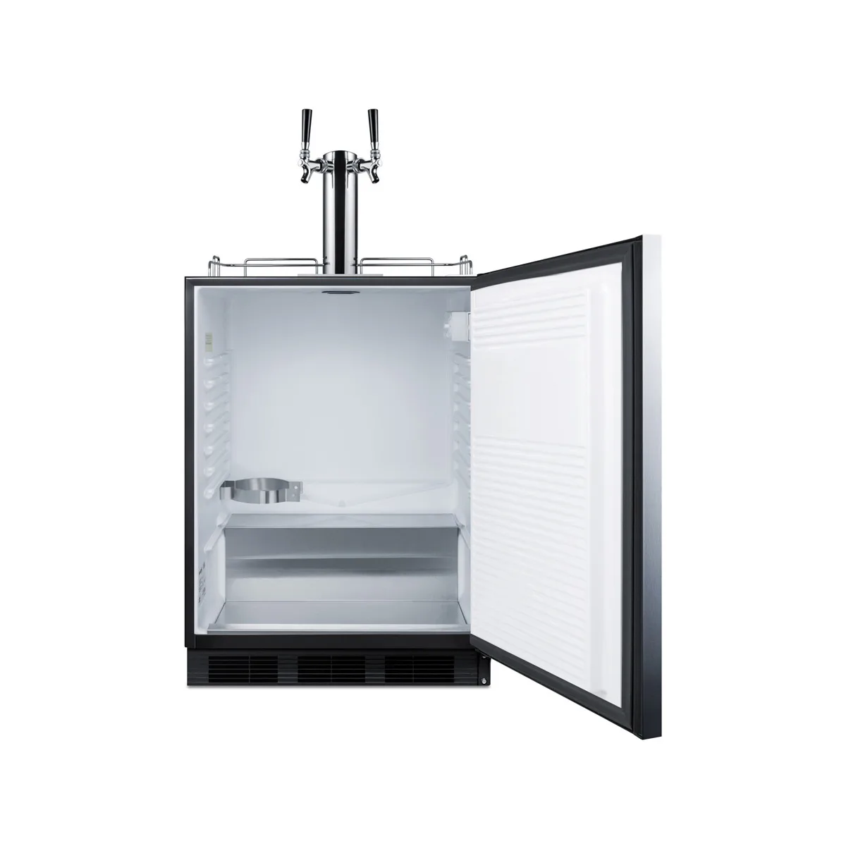 Summit SBC58BLBIADA 24" 1 Tower Draft Beer Cooler Dispenser, 5.5 cu. ft.