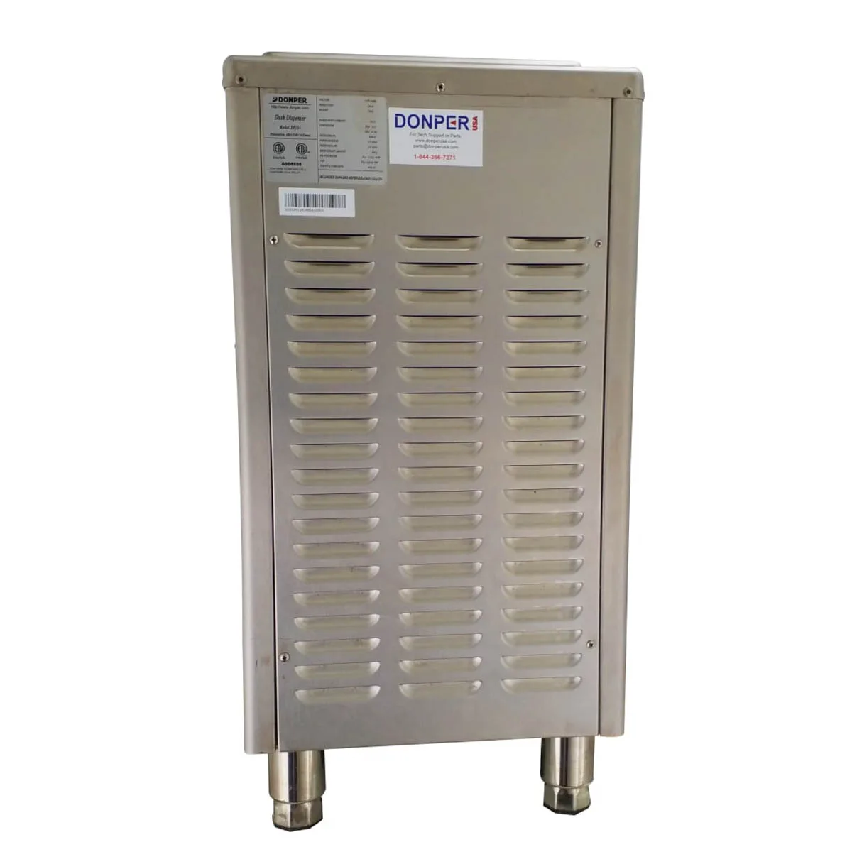 Donper USA XF124 Cylinder Type Frozen Drink Machine,Air Cooled w/19 qt. Hopper - 3/4hp-115V- Single