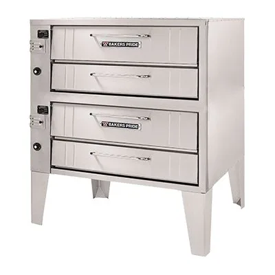 Bakers Pride 4152 66" Gas Pizza Deck Oven, Double Deck