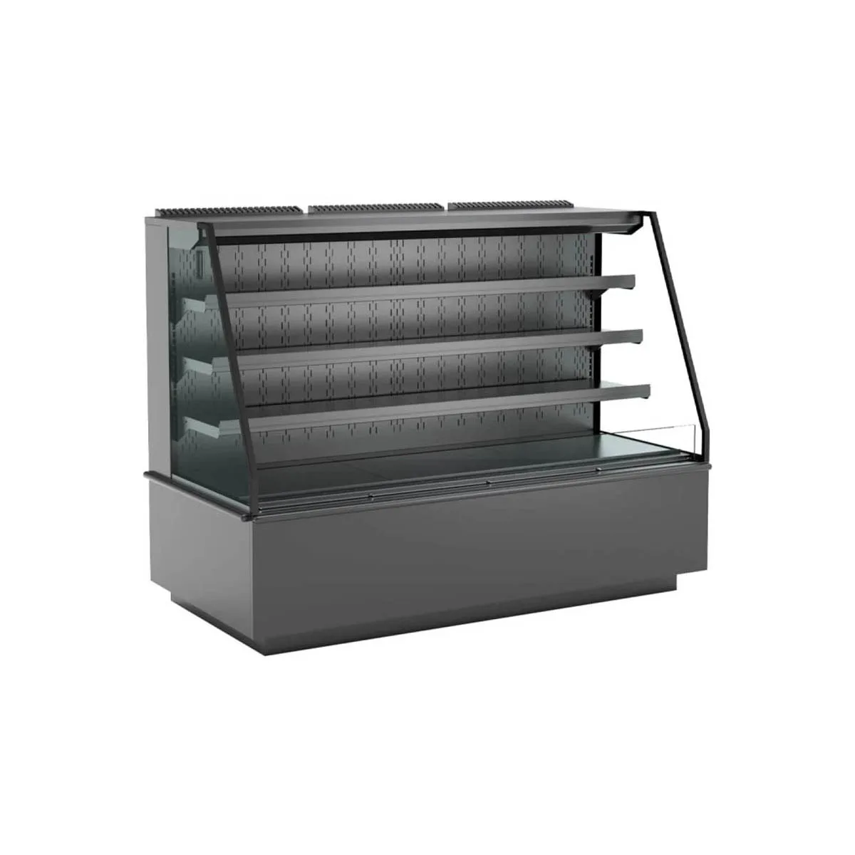 Structural Concepts NM7255RSSA 72" Blend® Refrigerated Self-Service End Cap, 3 Shelves