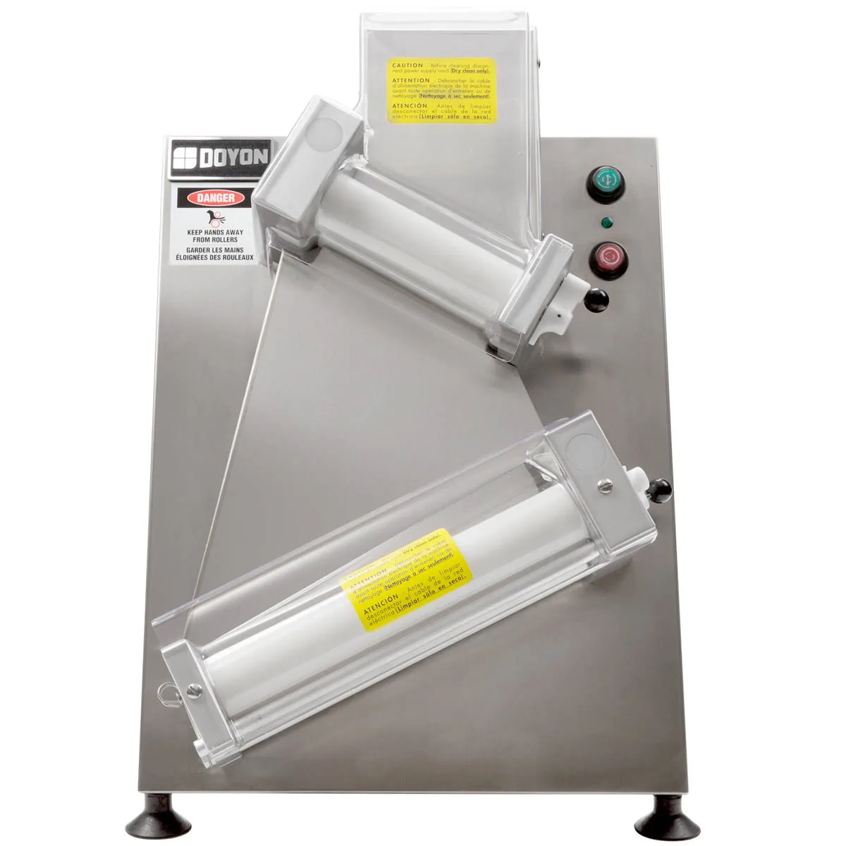 Doyon DL12DP Countertop Double Pass Dough Sheeter, 12" Diagonal Two Rollers, 1/2 Hp