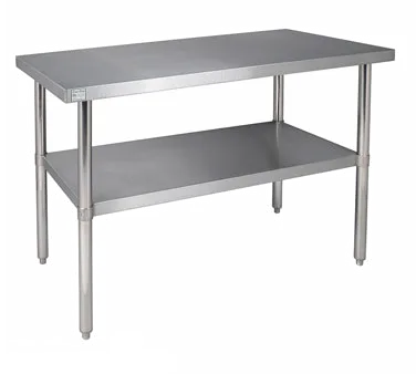 Klinger's Trading SG2472 Stainless Steel Top 63" - 72" Work Table