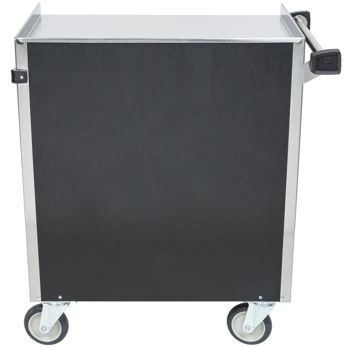 Lakeside 822 31" Metal Bus Utility Transport Cart w/ (3) Shelf, Stainless Steel 