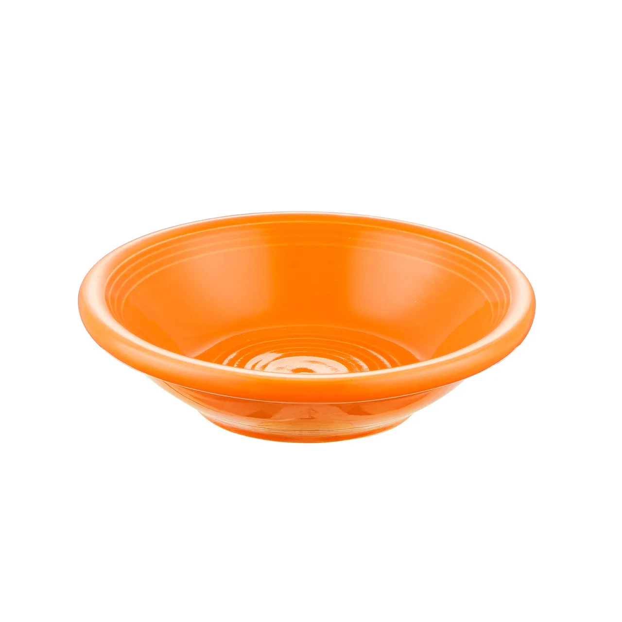 CAC China TG-11-TNG Tango Fruit Dish, 5 Oz, 4-3/4" Dia, 1-1/4" H, Porcelain, Tangerine - Dozen