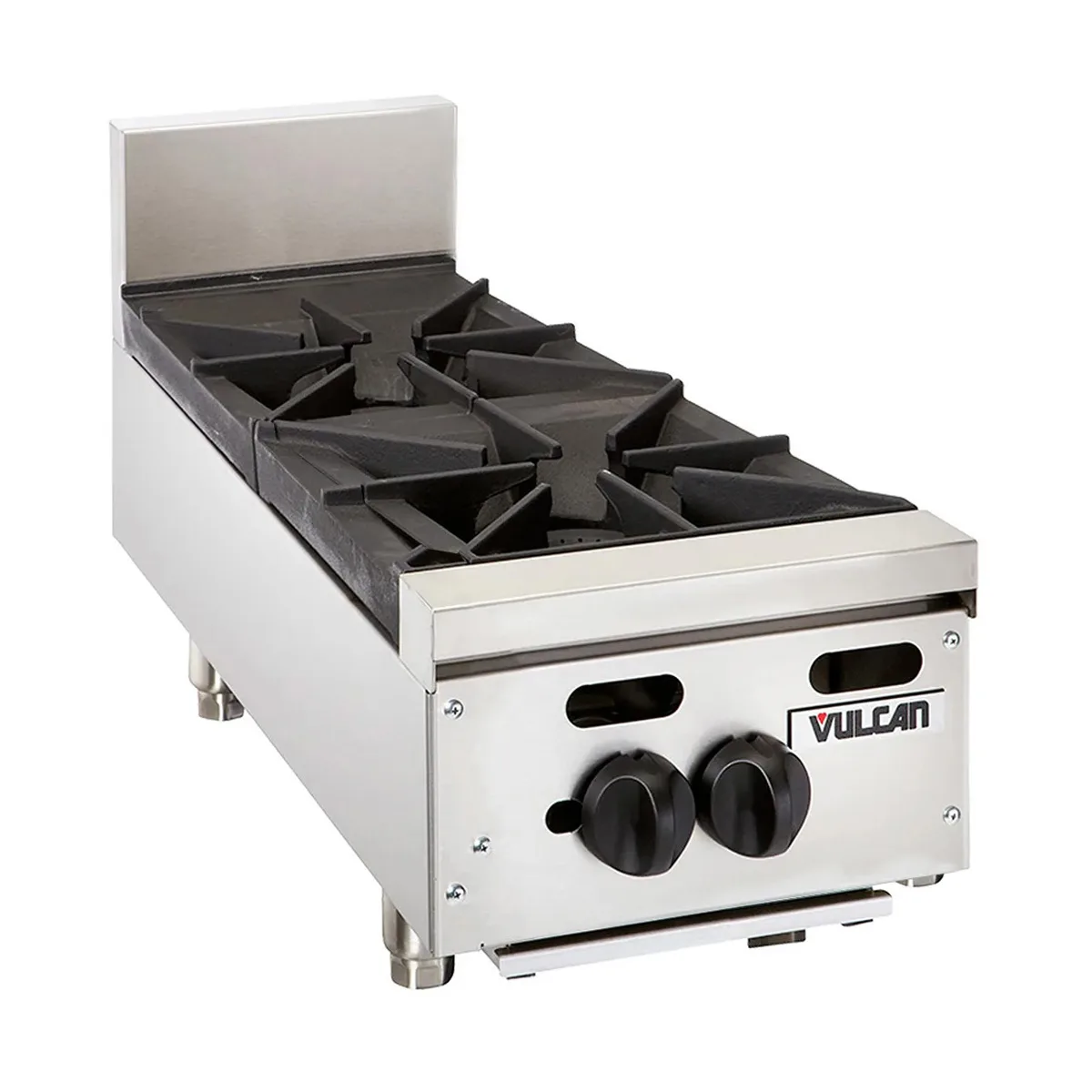 Vulcan VCRR24 24" Countertop Gas Hotplate with (2) Burners, Infinite Controls, 40.000 BTU