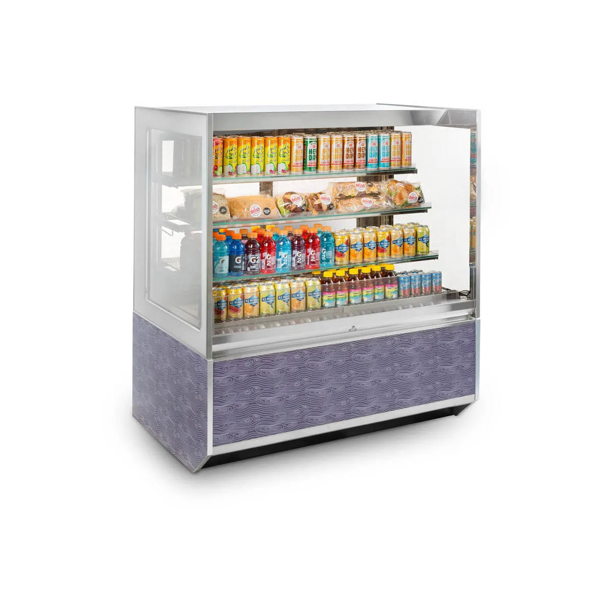 Federal Industries ITRSS3634-B18 36" Self Service Refrigerated Display Case w/ 3 shelves