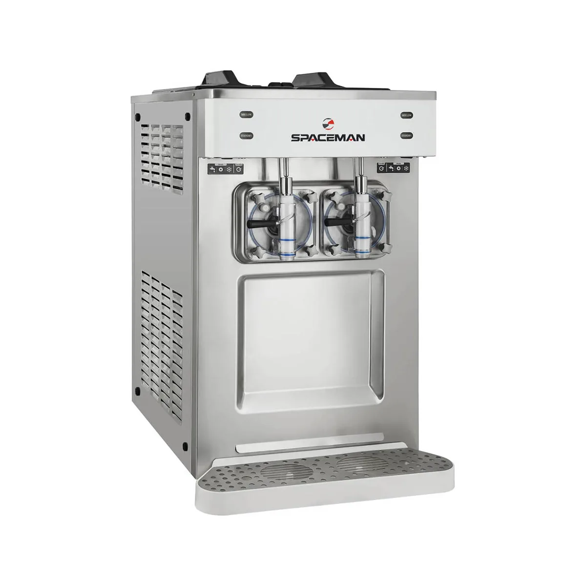 Spaceman 6695-C Cylinder Type Frozen Beverage Machine, Air Cooled w/12qt. Hopper, 3-1/2hp - Double