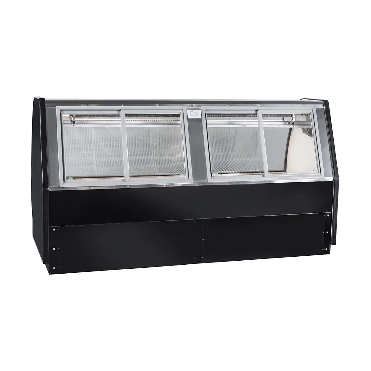 Howard-McCray SC-CMS40E-6C-BE-LED 76" Single Duty Curved Refrigerated Meat Display Case