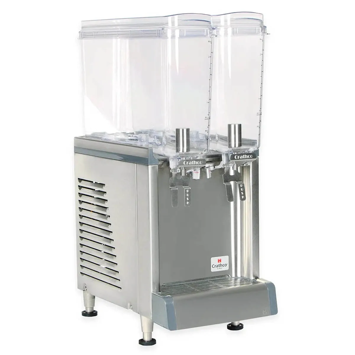 Crathco CS-2E-16-290 Beverage Dispenser with Double Bowls / Agitator Type - 2.4 Gal (each) - 1/10 Hp