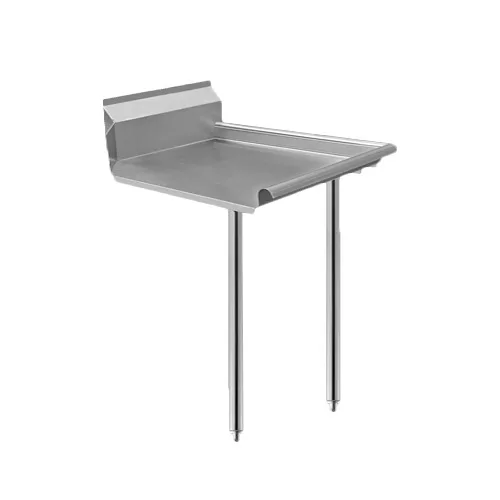 Klinger's Trading CDT24R 24" Clean Straight Dishtable w/ Right Table, 9" Backsplash, Steel Legs