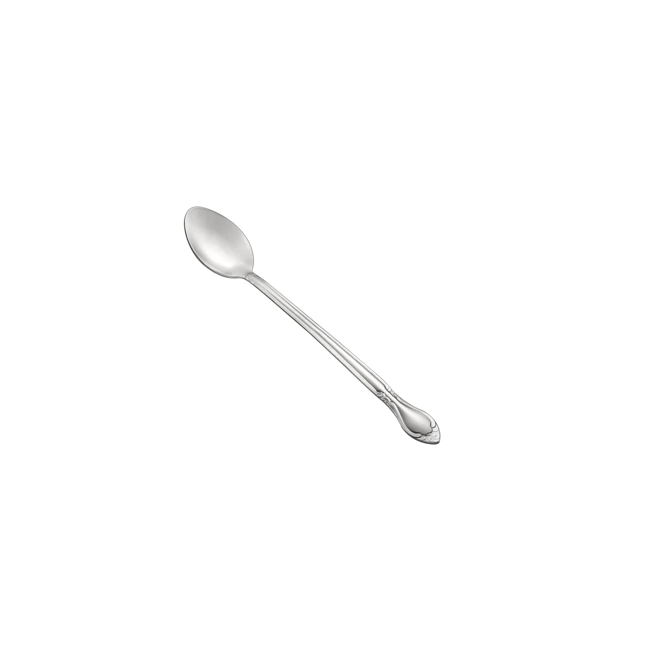 CAC China 2003-02 - Elizabeth Iced Tea Spoon, 8" Length, Heavy Weight, 18/0 Stainless Steel - 1 Dozen