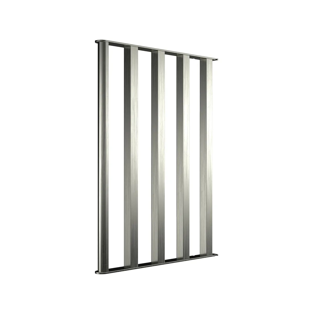 Winholt SCASS-2460-4-SU 4-Shelf Aluminum Cantilevered Starter Shelving Unit Kit - 24" x 60"