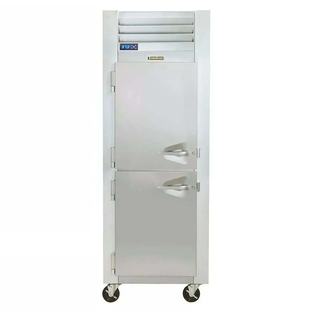 Traulsen G10005P 30" 1-Section Pass-Thru Refrigerator w/ 4 Half Solid Doors (left/right hinged), Top Mount, 24.72 cu. ft.