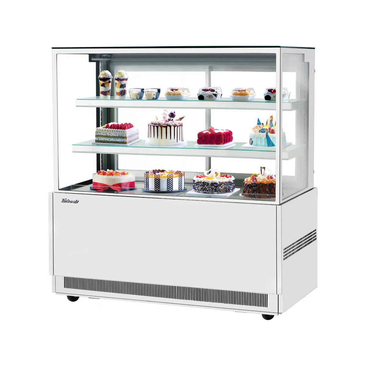 Turbo Air TBP60-54NN-W(B) 59" Refrigerated Bakery Display Case