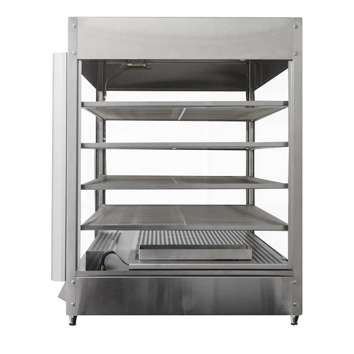 Doyon DRP4S 22" Full Service Countertop Food Warmer/Display Case, 4 Shelves