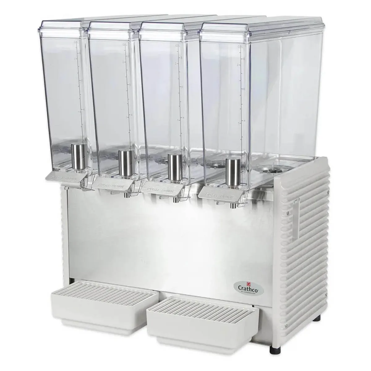 Crathco E49-4 Classic Bubbler® Beverage Dispenser with 4 Bowls / Agitator - 2.4 Gal (each) - 720W