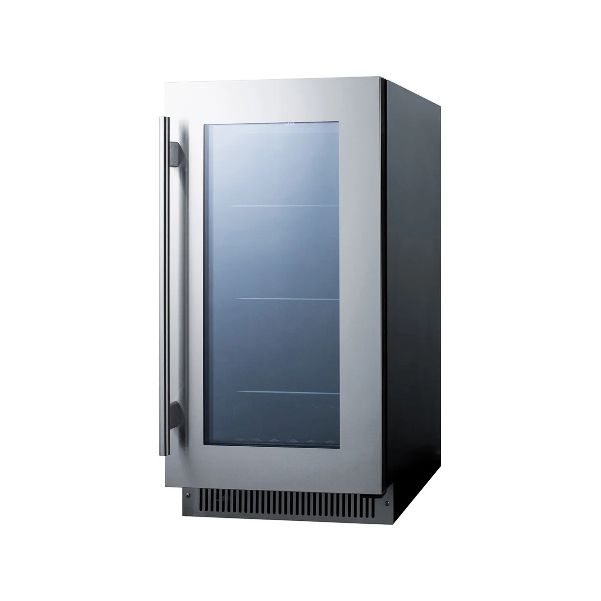 Summit CL181WBV Countertop Beverage Center Merchandiser in Black, 2.9 cu. ft.