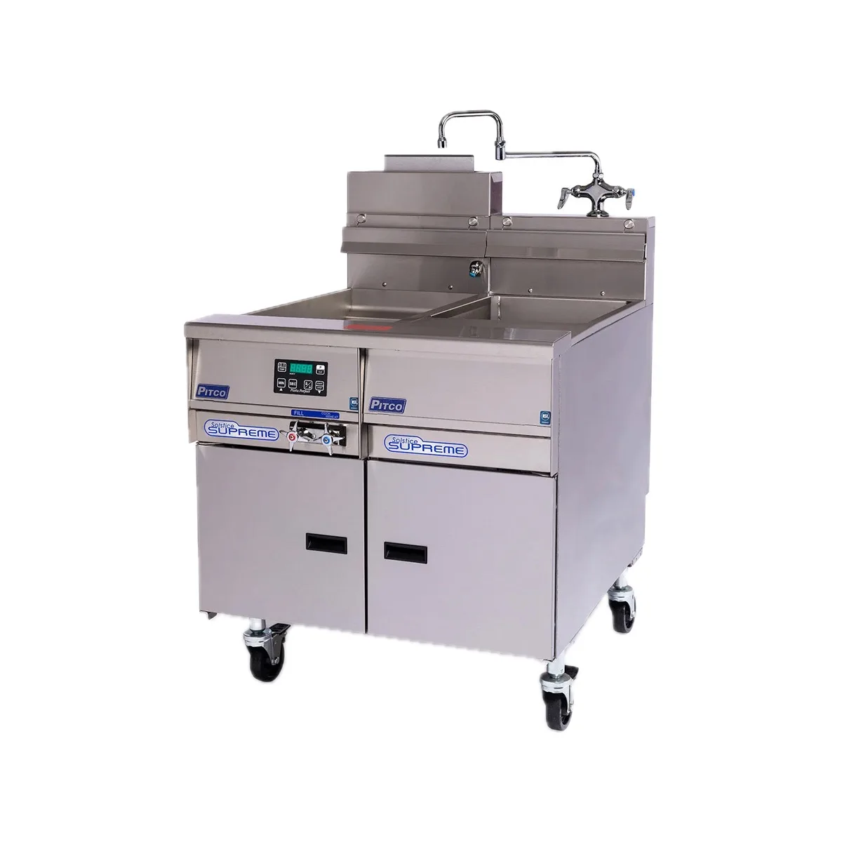 Pitco SSRS14 10 Gallon Solstice Supreme™ Rinse Station for Gas/Electric Cookers