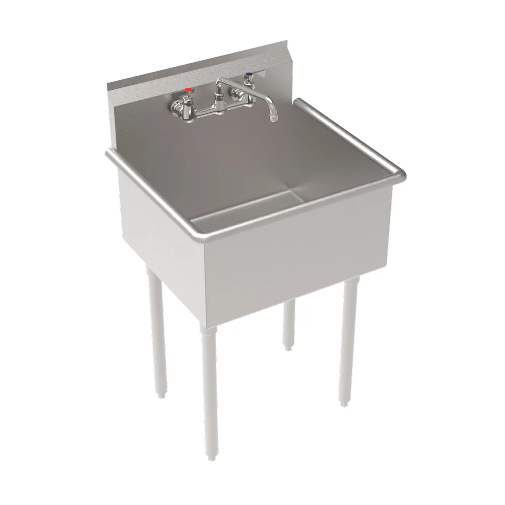 Krowne BS-2421 One Compartment Sink, 27"W X 21-1/2"D X 43-3/4"H