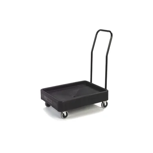 Carlisle XDL3000H03 Black Carlisle Cateraide Pan Carrier Dolly with Push Handle