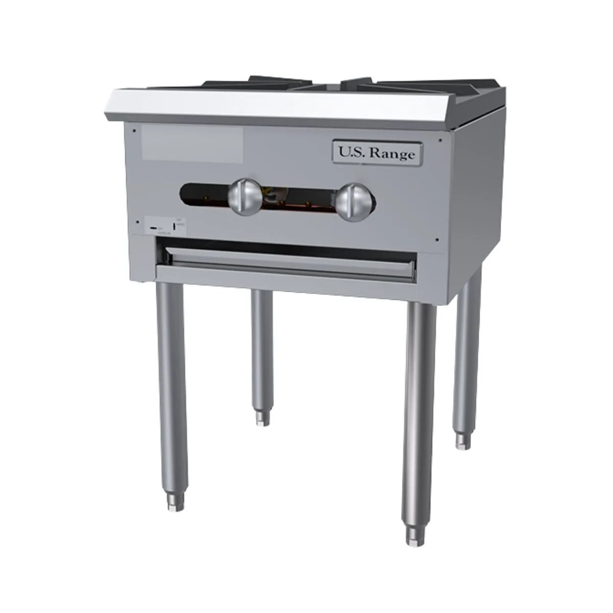 Garland US Range SP-1844 18" Gas Stock Pot Range w/ (1) Three Ring Burner, Manual Controls, 45.000 BTU