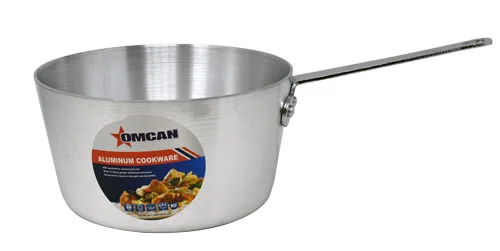 Omcan USA 43345 Sauce Pan – 4.5 Qt Aluminum Cookware, Smallwares Commercial Kitchen