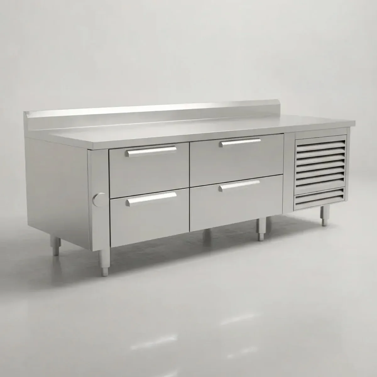 Garland US Range UN17C90 90" 6 Drawers Polar Cuisine Refrigerated Chef Base