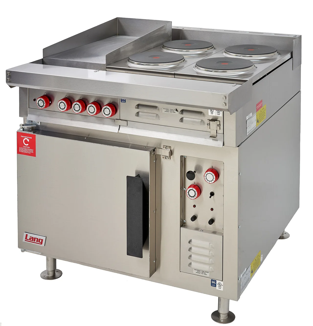 Lang R36C-ATDM Lang® Marine Heavy Duty Range, Electric, 36"W Griddle