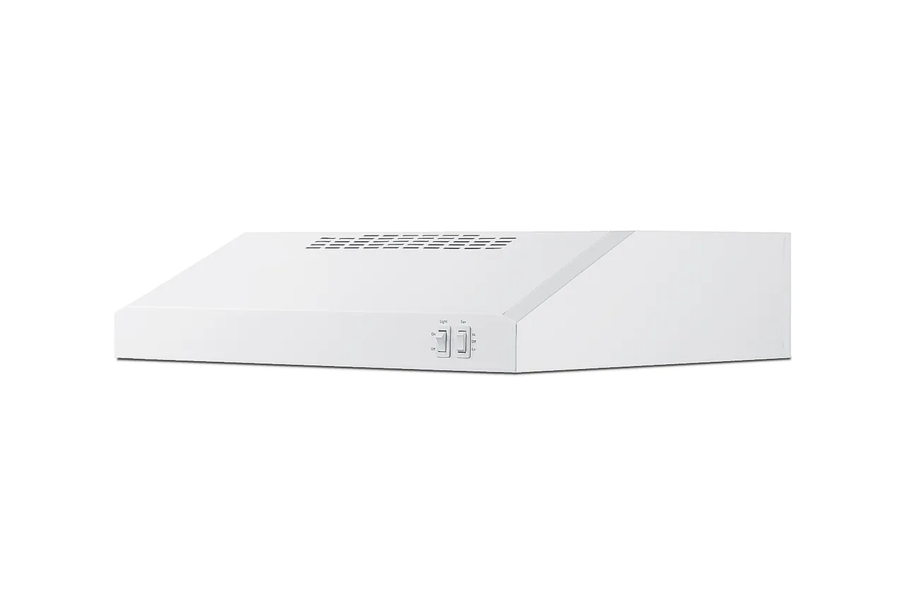 Summit HC20WWADA Under Cabinet Hood, 20" White, 270 CFM Convertible, Charcoal/Aluminum Filter, Fan, 115V ETL