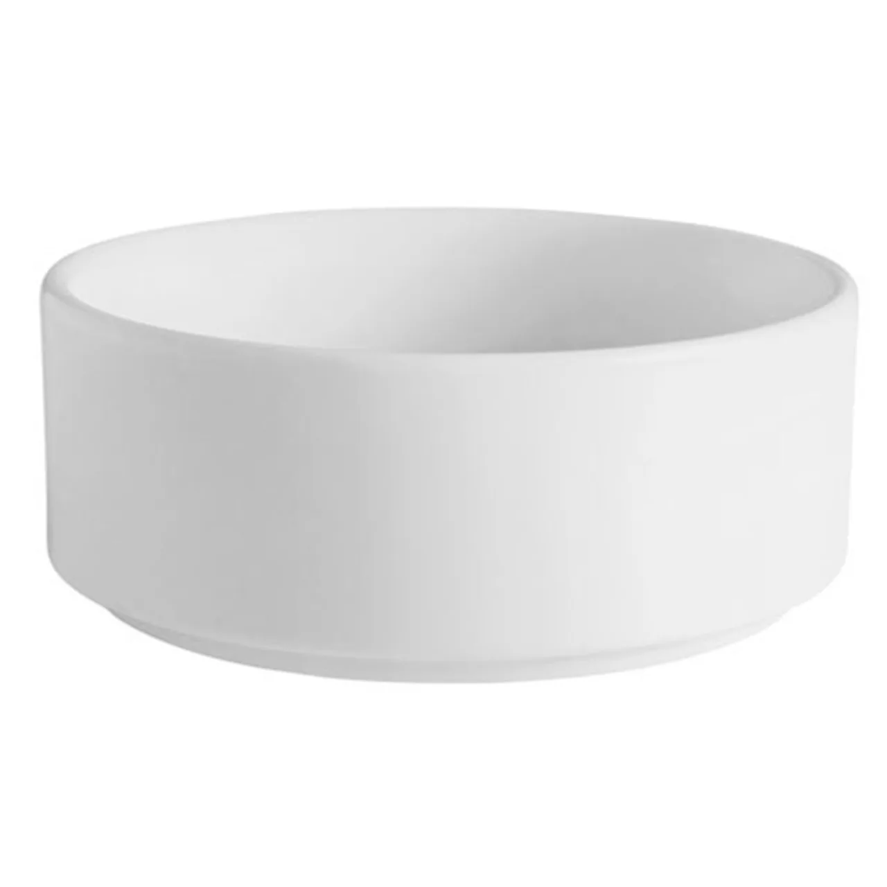 GET PA1101825124 Bouillon Bowl, 9 Oz, 3-7/10" Dia. X 2-3/10"H, Porcelain, Bright White, 1 Dozen