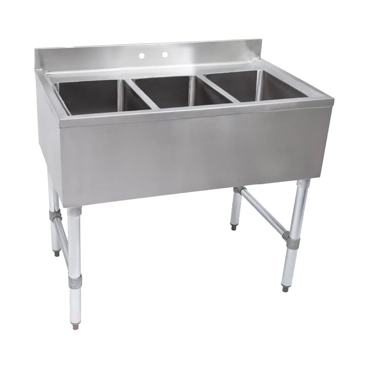 John Boos UBS3-2136-X Underbar Sink Units, 3 Compartment without Drainboard - Flyer