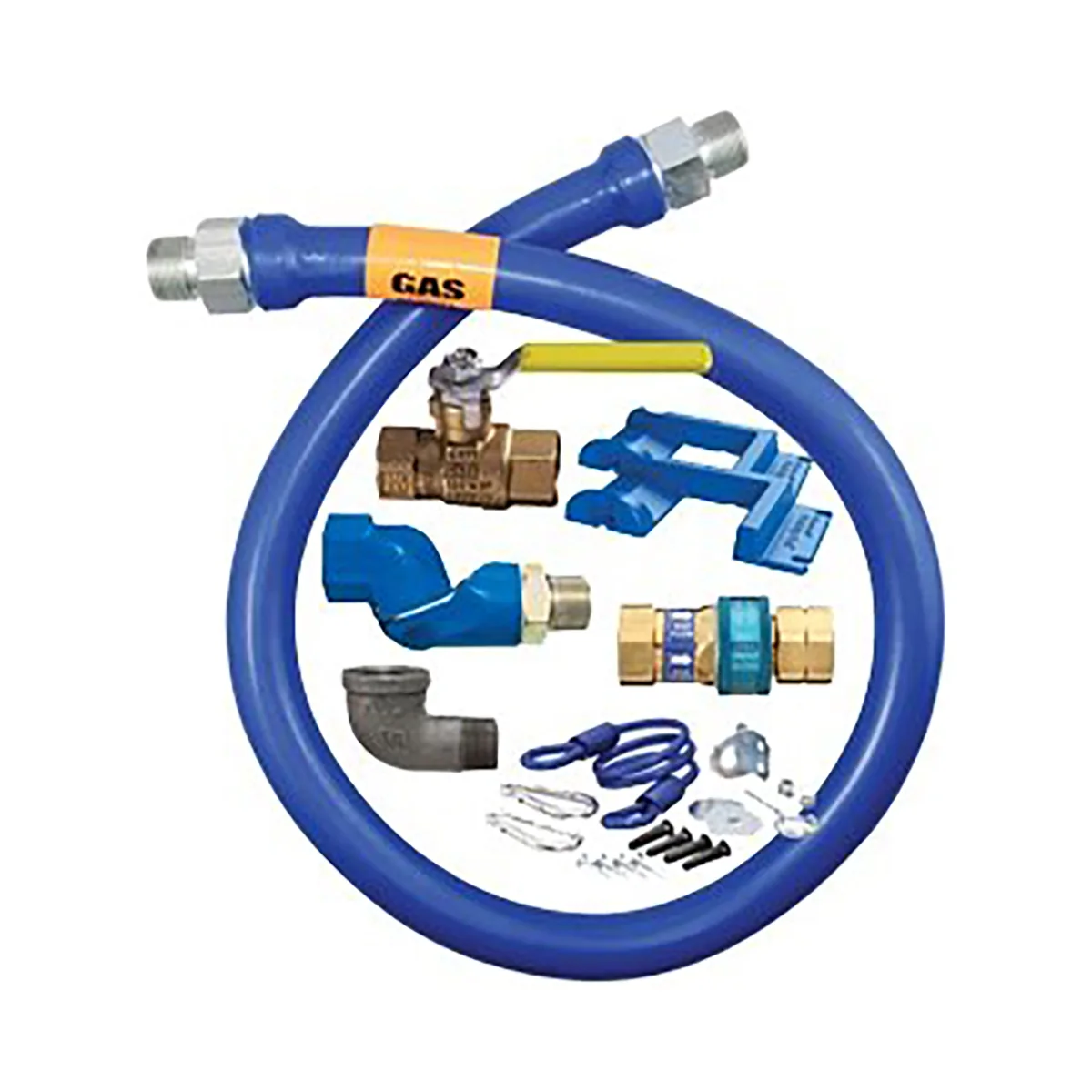 Dormont 1675KITS48PS Deluxe SnapFast 60" Gas Connector Kit, Swivel MAX, Elbow, Safety Set