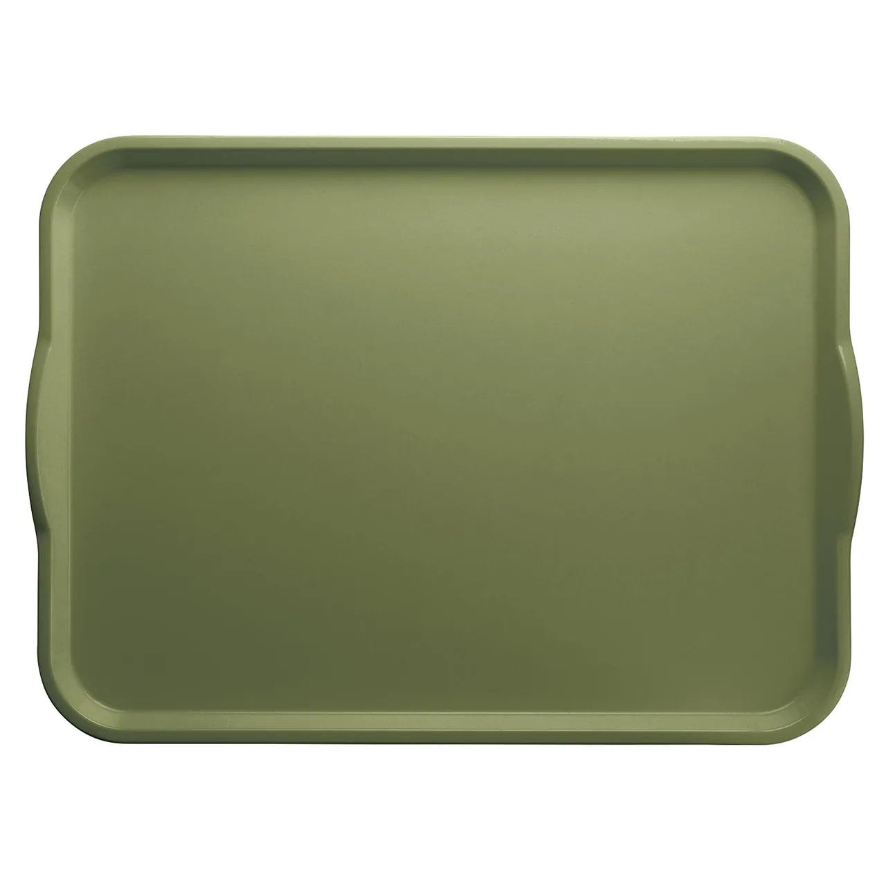 Cambro 1520H428 Camtray Rectangular Tray, 15" x 20", Fiberglass, Olive Green, NSF, Made in USA
