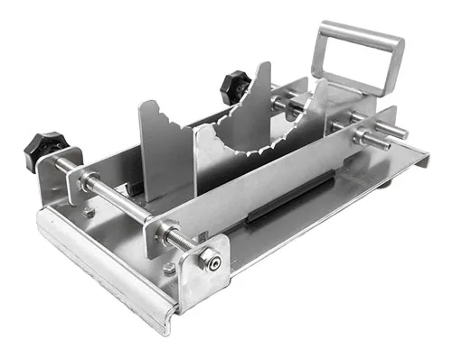 Omcan USA 48890 – Pineapple Guillotine Cutting Machine, Serrated Strips, Stainless Steel Blade, Non‑Slip Feet