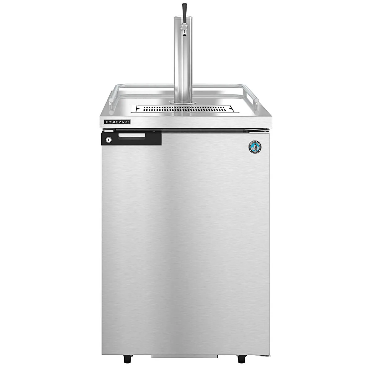 Hoshizaki DD24-S Stainless Steel Single Tap Kegerator Beer Dispenser, One 1/2 Keg Capacity