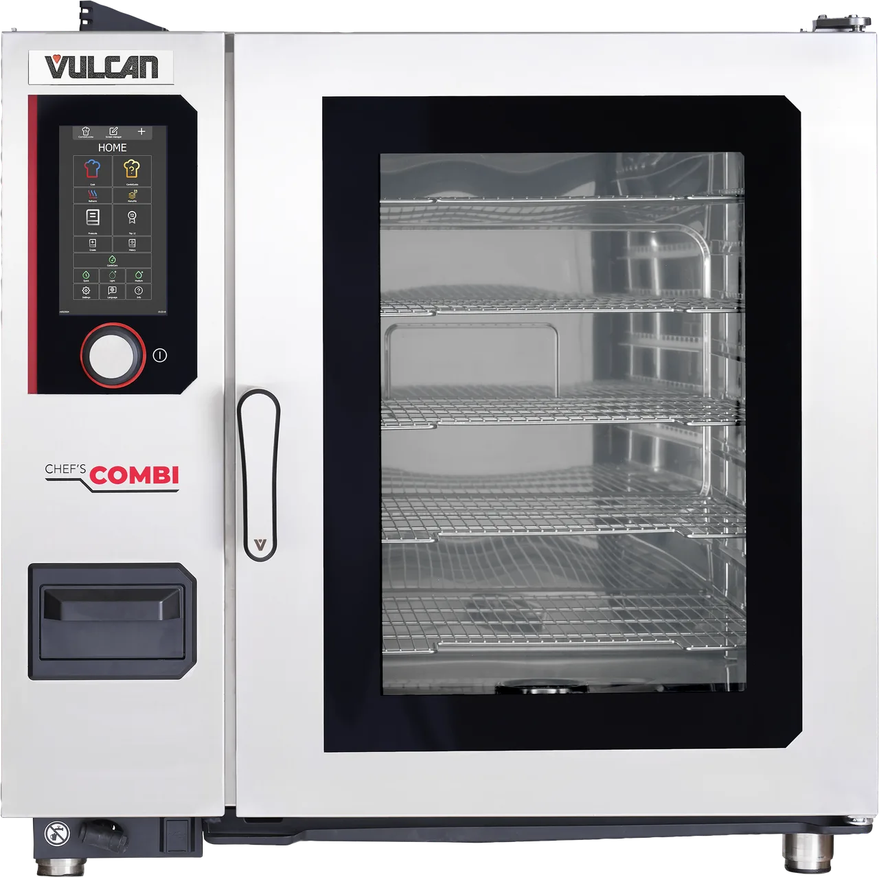 Vulcan CHEF-102E-GR Full Size 10 Pan Electric Combi Oven w/ Digital Controls, Automatic Grease Removal, 208/240V