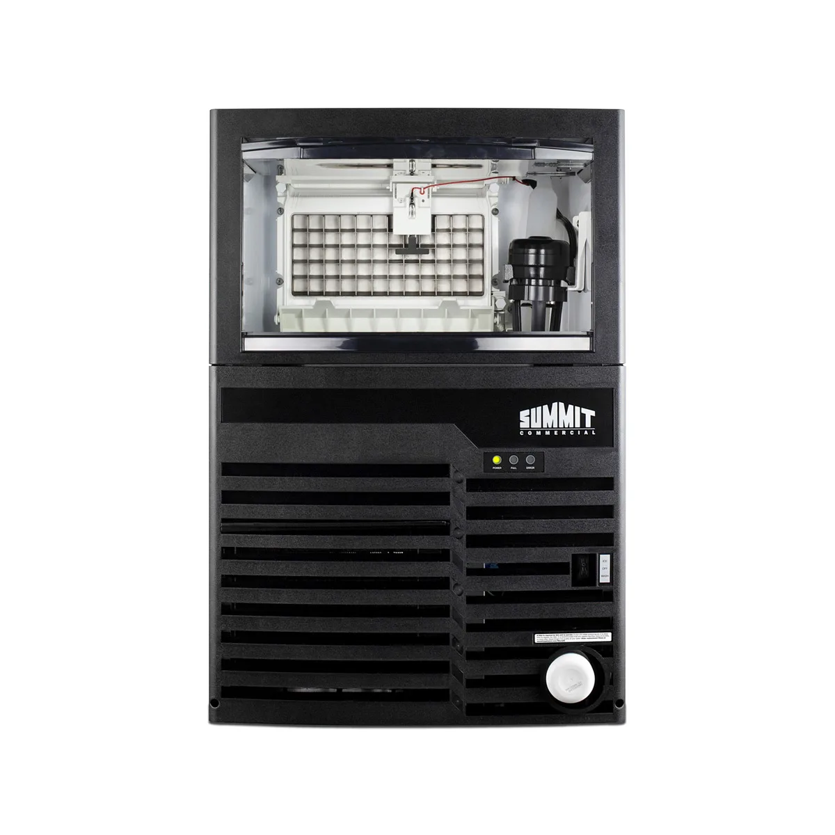 Summit BIM100 21" Air Cooled Full Cube 100 lb Undercounter Ice Machine with 27 lb Bin
