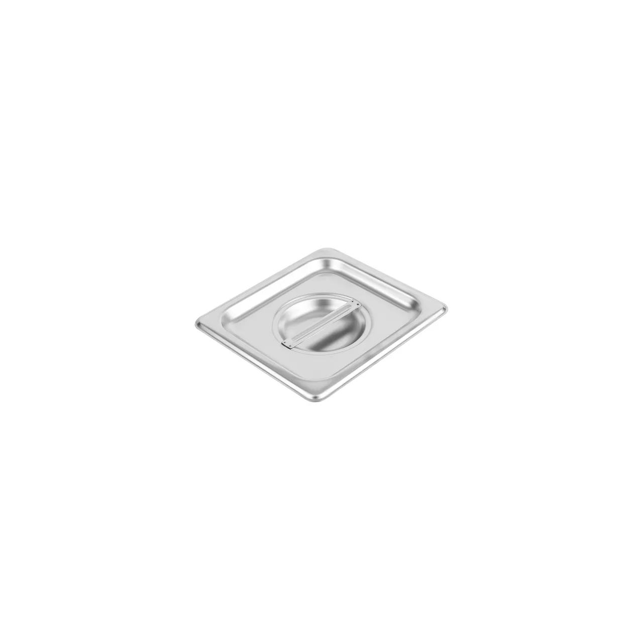 CAC China SPCO-S 1/6-Size Pan Cover with Handle, 304 Stainless Steel, Dishwasher/Oven/Freezer Safe