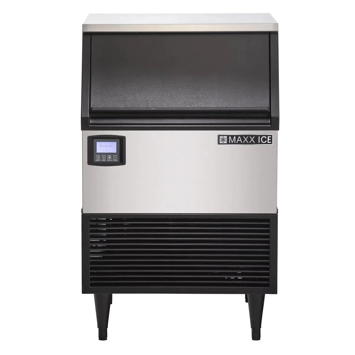 Maxx Ice MIM150N 24" Air Cooled Full Cube 152 lb Undercounter Ice Machine with 75 lb Bin